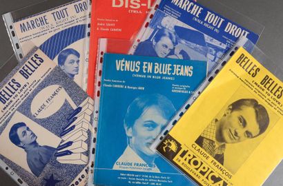 1962 Les plus grandes chansons de Claude François de 1962 à 1966 en 55 partitions...