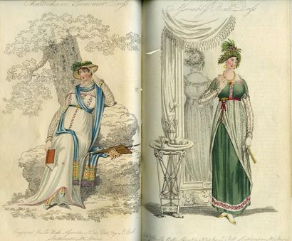 null La Belle Assemblée or Bell's Court and Fashionable Magazine, 1806-1809, J. Bell...