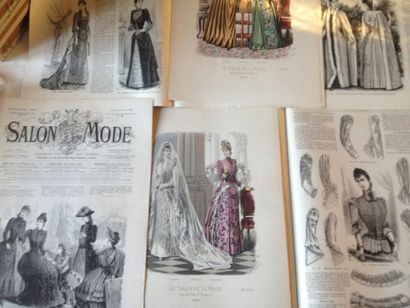 null Salon de la Mode, 1889-1891, 26 numéros hebdomadaires pour 1889; 2 nos pour...