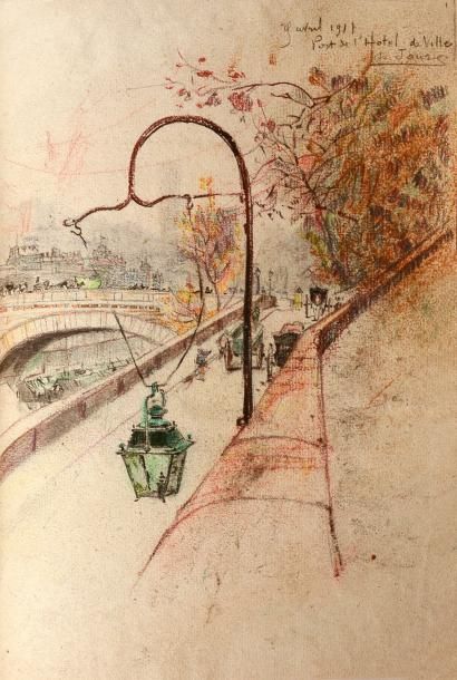 CAIN (Georges) La Seine du Point-du-Jour à Bercy. Paris, Imprimé Aux Dépens de Deux...