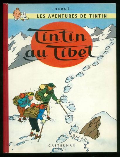 HERGÉ TINTIN 20. Tintin au Tibet. B29. Edition originale belge. 1961. Album à l?état...