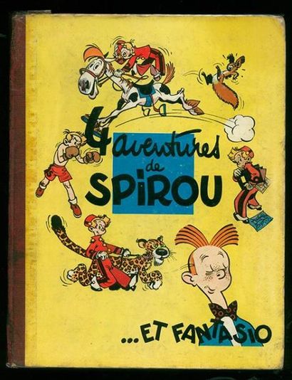 FRANQUIN SPIROU 01 4 AVENTURES DE SPIROU ET FANTASIO. Edition originale belge au...