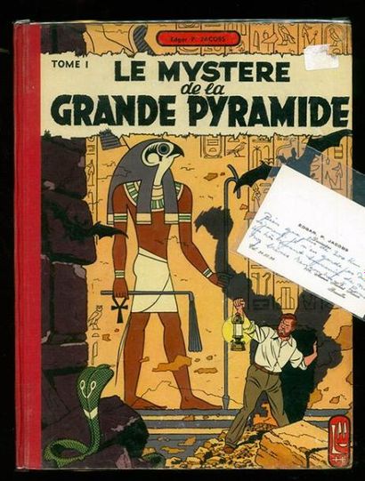 JACOBS BLAKE ET MORTIMER 03. LE MYSTÈRE DE LA GRANDE PYRAMIDE. TOME 1. Edition originale....