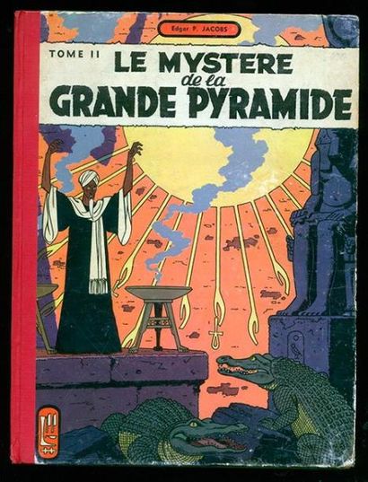 JACOBS BLAKE ET MORTIMER 04. LE MYSTÈRE DE LA GRANDE PYRAMIDE. TOME 2. Edition originale....