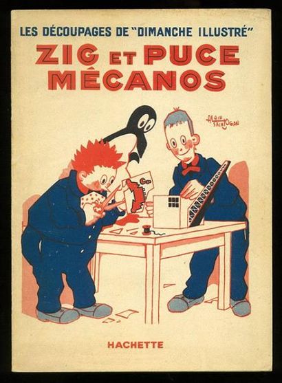 SAINT-OGAN ZIG ET PUCE MÉCANOS. Edition originale Hachette 1930 à l'état neuf. R...