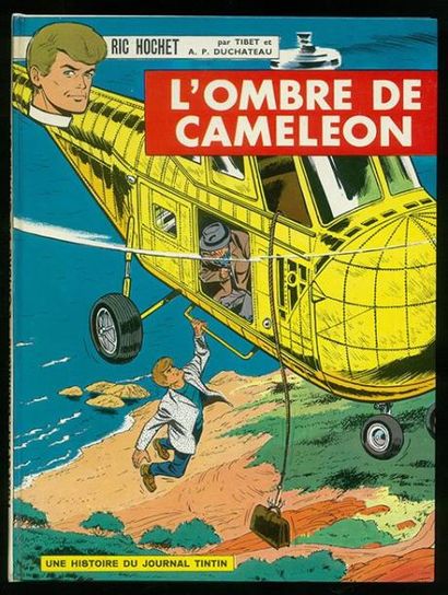 TIBET RIC HOCHET 04. L'OMBRE DU CAMÉLÉON. Edition originale à l'état proche du neuf...