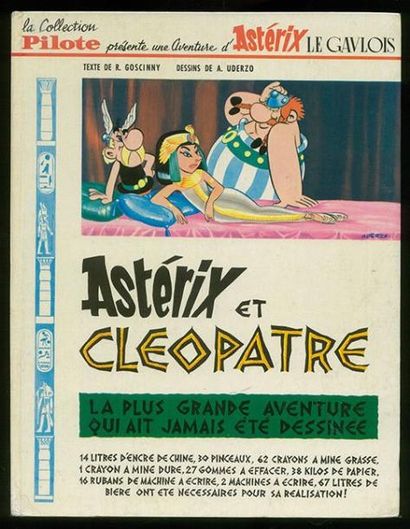 UDERZO ASTÉRIX 06. ASTÉRIX ET CLÉOPÂTRE. Edition originale Française Pilote. A l'état...