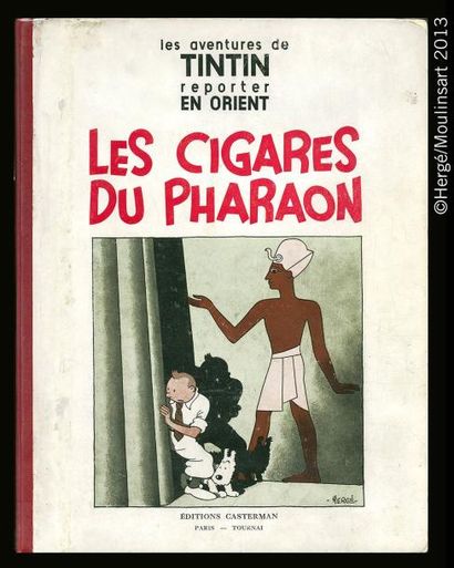 HERGÉ TINTIN 04. LES CIGARES DU PHARAON. P6. Edition originale 1934. Sans hors texte...