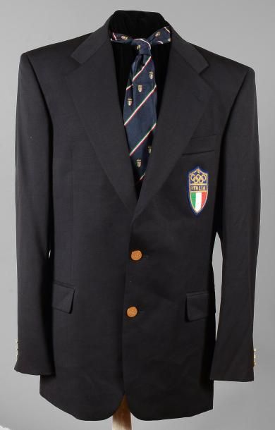 null 1992. Barcelone. Costume officiel de l'équipe d'Italie.