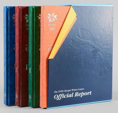 null 1998. Nagano. Rapport officiel des XVIIIème Jeux Olympiques d'hiver. En Anglais,...