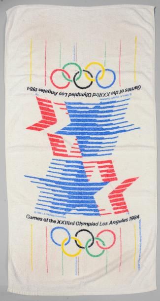 null Ensemble de 3 draps de bain commémoratif des Jeux de Tokyo 1964, Mexico 1968...