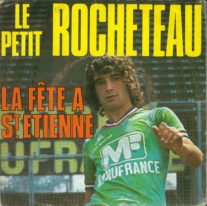 null Lot de 9 disques 45 tours autour du football avec St étienne, Nantes, Bastia...