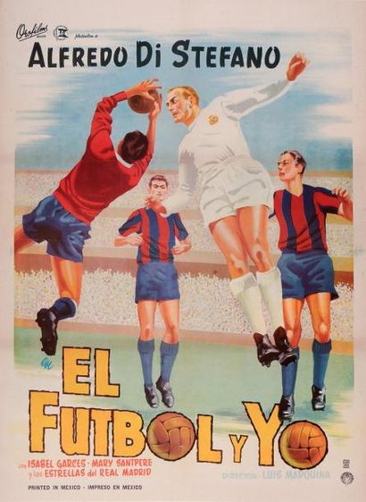 null Affiche du film «El Futbol Y Yo» reprenant la carrière d'Alfredo Di Stefano....