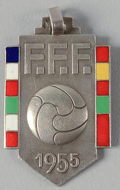 null Médaille de participant à la Coupe Latine 1955 avec la victoire du Real Madrid...
