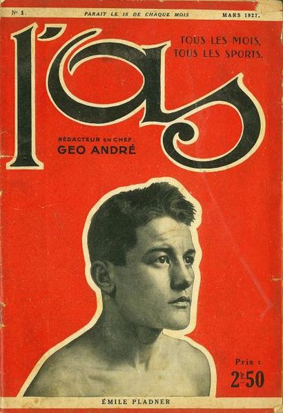 null Ensemble des 12 premiers numéros de l'AS de Géo André de mars 1927 à fevrier...