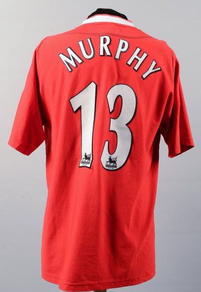 null Maillot porté par Danny Murphy N° 13 avec l'équipe de Liverpool lors de la saison...