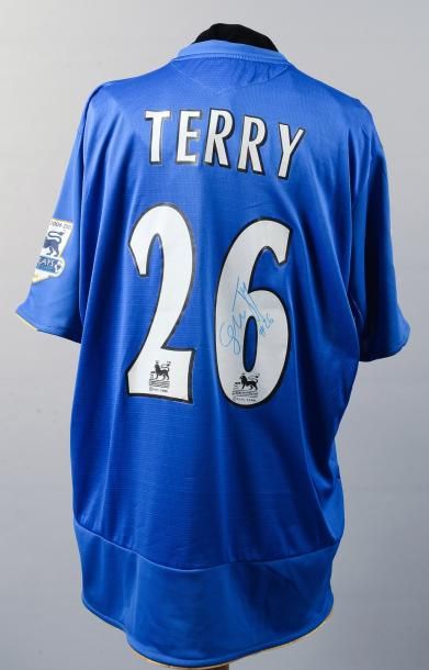 null Maillot porté par John Terry n° 26 avec l'équipe de Chelsea lors de la saison...