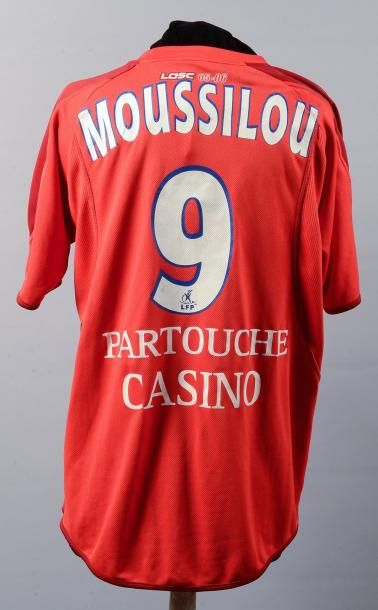 null Maillot porté par Matt Moussilou n° 9 avec Lille lors de la saison 2005 / 2006....