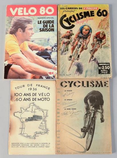 null Lot de 3 guides du Vélo 80 - 81 - 82, Cyclisme magazine 1960, Cyclisme devenir...