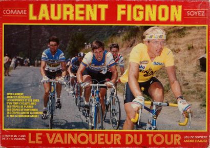null Jeu de société avec plateau. «Laurent Fignon le vainqueur du Tour». Complet...