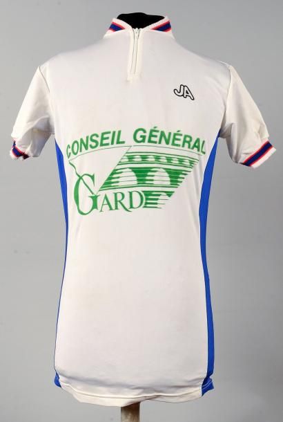 null Maillot vert porté par Pascal Lance sur le Tour du sud 1993. (étoile de Bes...