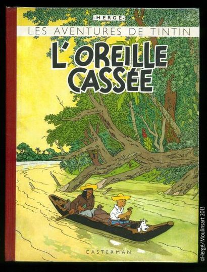 HERGÉ TINTIN 06. L'OREILLE CASSÉE. EO. A20 Edition originale. Casterman 1943. 4ème...