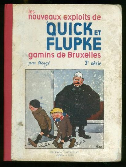 HERGÉ QUICK ET FLUPKE 03. LES GAMINS DE BRUXELLES. 4ÈME PLAT A10 - 1940 - Pages de...