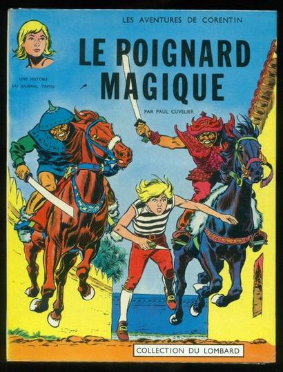 CUVELIER CORENTIN. LE POIGNARD MAGIQUE. Edition originale Lombard. Album à l'état...