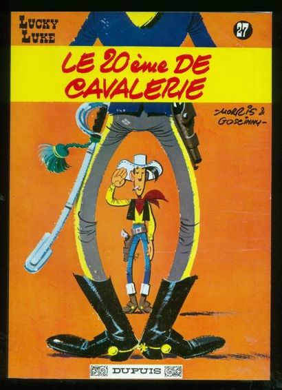 MORRIS LUCKY LUKE 27. LE 20ÈME DE CAVALERIE. EO Edition originale Dupuis à l'état...