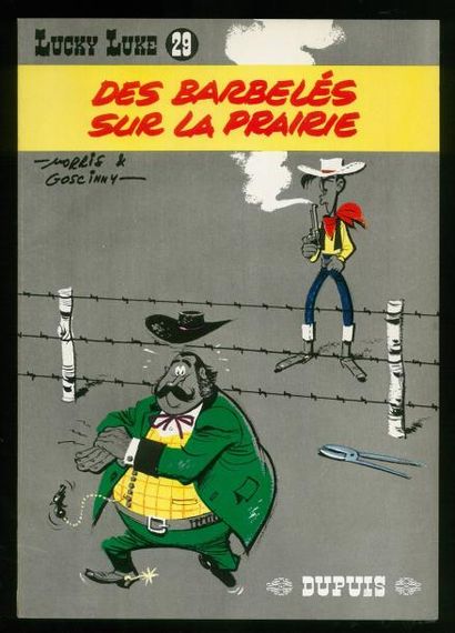 MORRIS LUCKY LUKE 29. DES BARBELÉS SUR LA PRAIRIE. EO Edition originale Dupuis à...