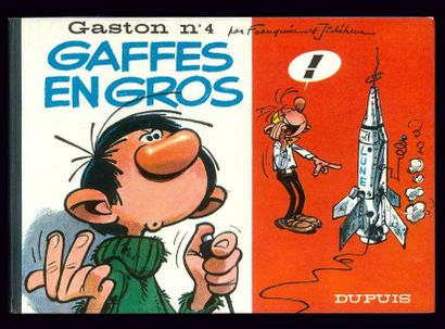 FRANQUIN GASTON 04. GAFFES EN GROS Edition originale à l'italienne 1965. Album en...