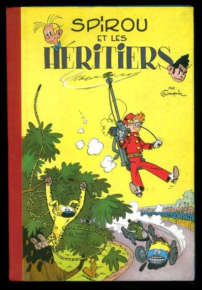 FRANQUIN SPIROU 04. SPIROU ET LES HÉRITIERS. Edition originale belge 1952. Album...