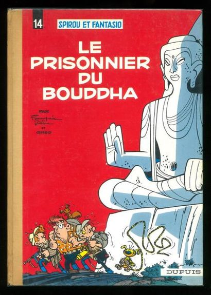 FRANQUIN SPIROU 14. LE PRISONNIER DU BOUDHA. Edition originale 1960. Album en très...