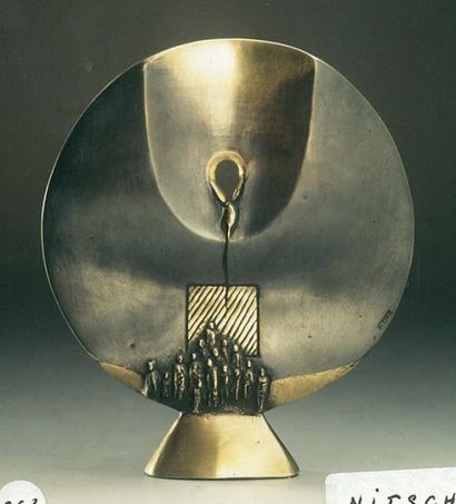 NITSCH (XX° s.) La Source ('ród³o) Bronze 18 X 20 cm