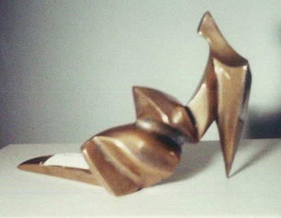 RODZINSKA Caresse printanière (Woczekiwaniu) Bronze 25 X 15 cm