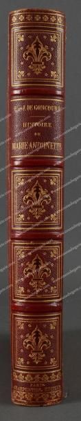 null Goncourt E. et T. de. Histoire de Marie-Antoinette, publié à Paris, chez G....