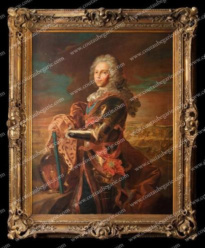 RIGAUD Hyacinthe, d'après. Ecole française du XIXe siècle Portrait du maréchal Charles-Louis-Auguste...