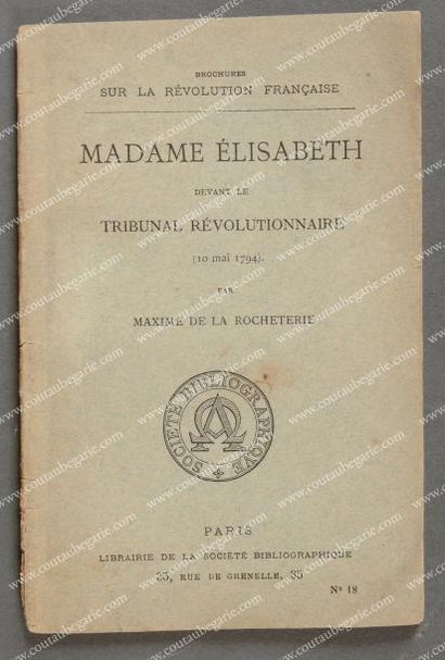null Madame Elisabeth devant le Tribunal Révolutionnaire (10 mai 1794), par Maxime...