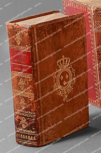 null Almanach royal pour l'année 1816, in-8, 910 pages dorées sur tranches, reliure...