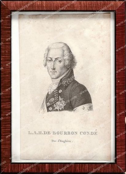 Louis-Antoine Henri de Bourbon-Condé, duc d'Enghien (1772-1804) Billet signé «L....
