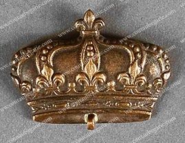 null Petite couronne royale en bronze doré ciselé. Epoque: Restauration(*)