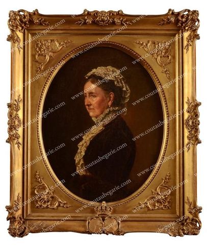 BREGENZER, école allemande du XIXe siècle Portrait de la grande-duchesse Joséphine...