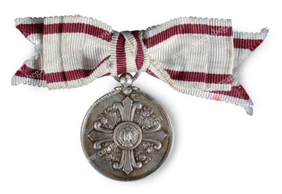 null Ordre noble de Sainte Elisabeth (Autriche). Médaille en argent, modèle pour...
