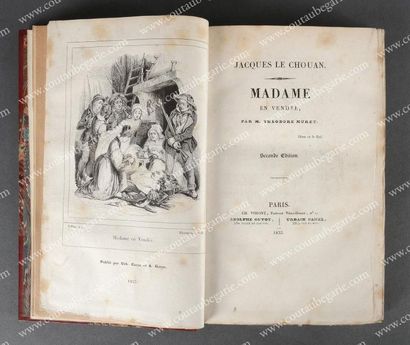 null Muret Théodore. Madame en Vendée, publié à Paris, chez Adolphe Guyot, 1833,...
