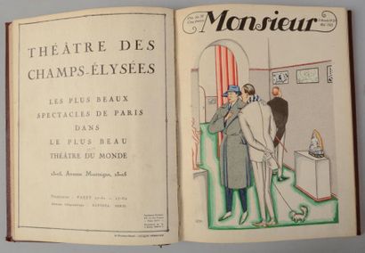 null Monsieur, 1920-1923, revue des élégances des bonnes manières&de tout ce qui...