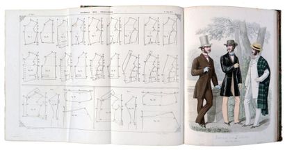 null Les Modes Françaises, Journal des Tailleurs, grande édition, 1854-1859, rare...