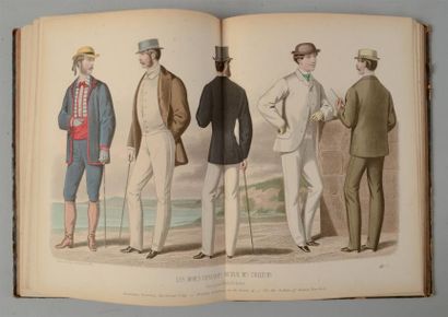 null Les Modes Françaises, Journal des Tailleurs, grande édition, 1854-1859, rare...