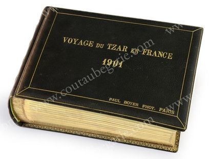 null Visite de l'Empereur Nicolas II en France du 18 au 21septembre 1901. Album contenant...