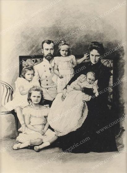 null Nicolas II, empereur de Russie et Alexandra Féodorovna, impératrice de Russie....