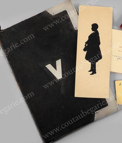 null Vsevolod Ioannovitch, prince de Russie (1914-1973). Porte-documents en cuir...